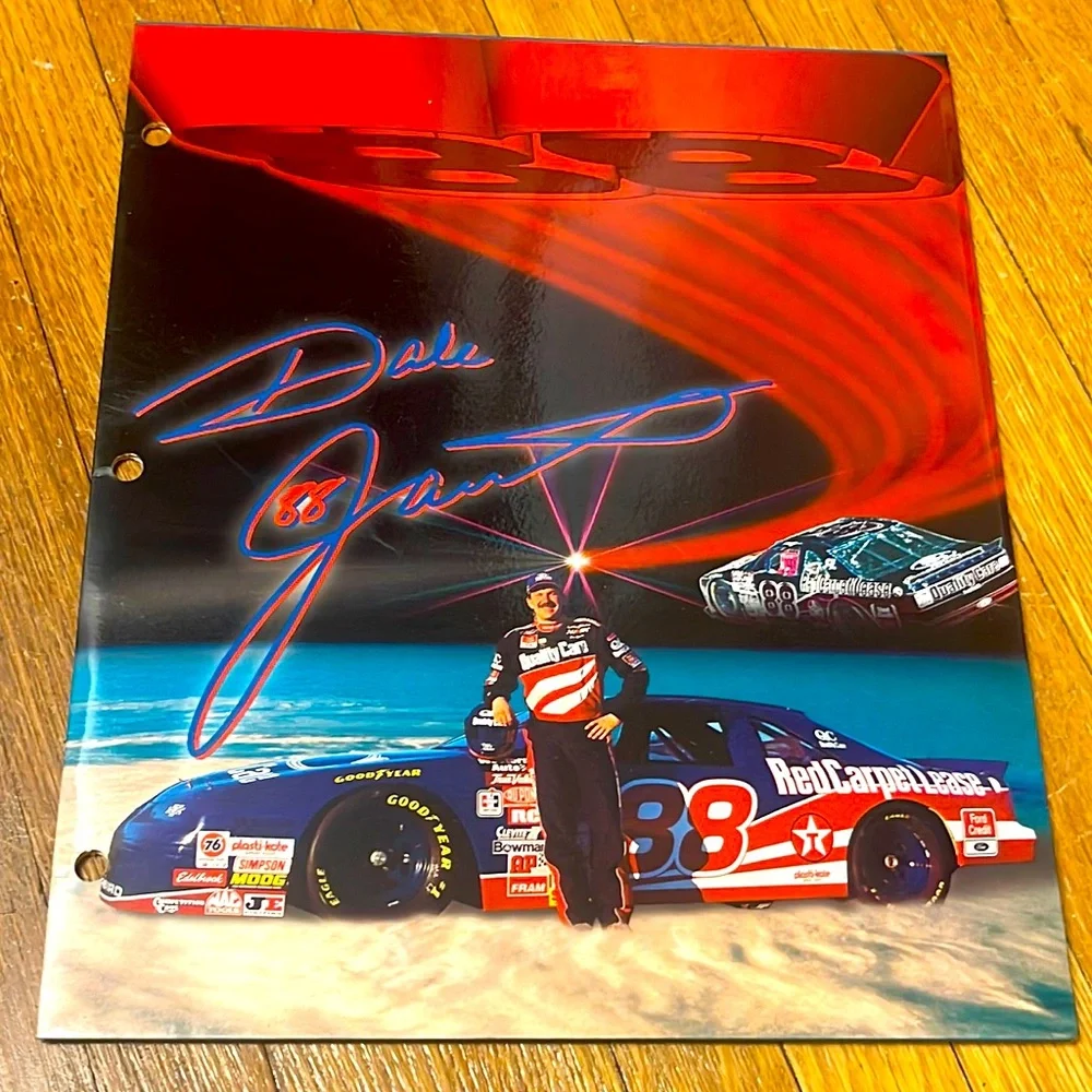 Vintage Dale Jarrett 88 Racing Folder
